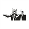 Star Wars Yoda Death Charature Wall Stickers