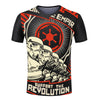 Men Clothes Star Wars Print Yoda T Shirts